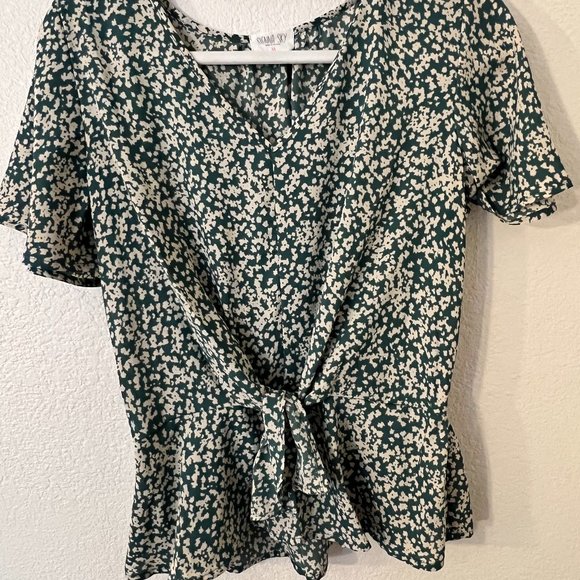 Sienna Sk Tops - Sienna Sky Med Blouse